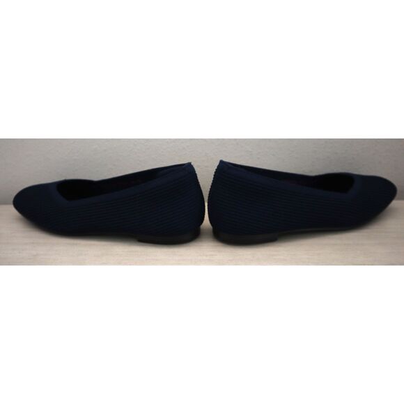 Cleo's x Skechers 159126 Women Sz 8.5 Navy Blue Cleo Square Blissful Soul Flats - Picture 10 of 12